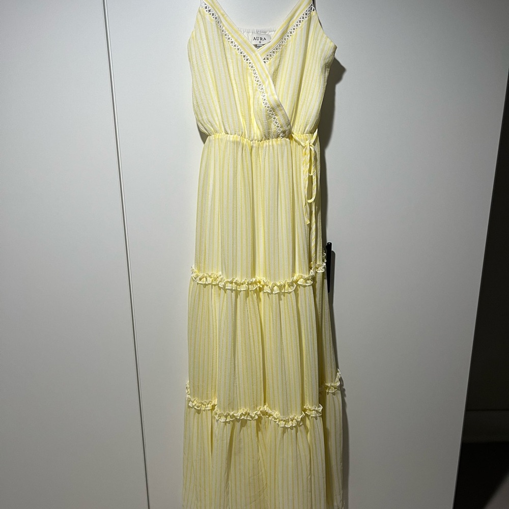 Aura Yellow Maxi Dress